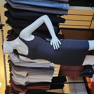 EXPRESS Body Contour Scoop Neck Mini Dress Built-in Shapewear